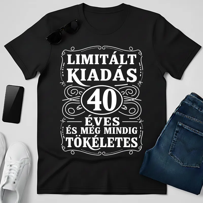 LIMITÁLT KIADÁS 40 ÉVES ÉS MÉG MINDIG TÖKÉLETES Születésnap