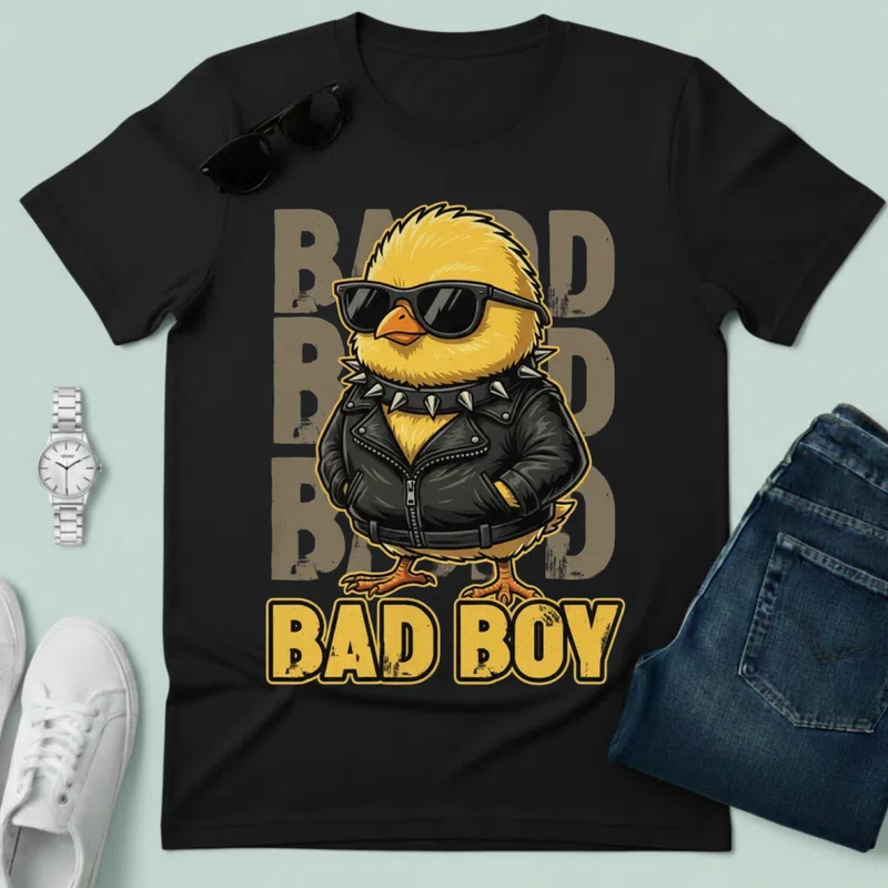 BAD BOY vagány csibe Vicces