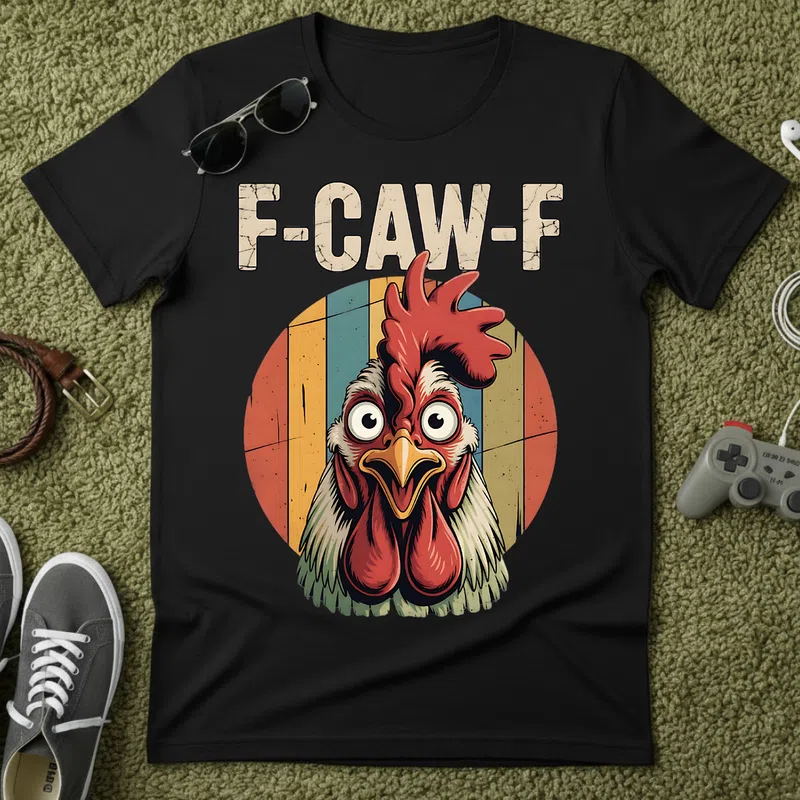 F-CAW-F vicces retro csirke Vicces